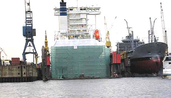 Norderwerft Docks am Reiherstieg