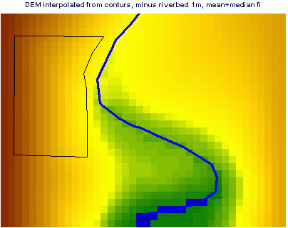 Simple demonstration Digital Elevation Model